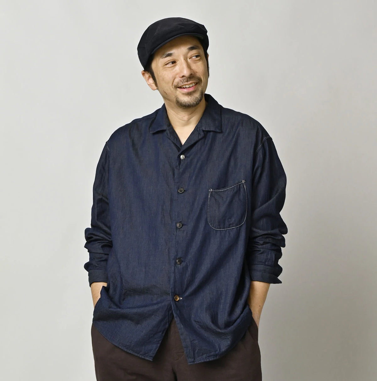 45R 4.5oz Shirt Denim Marshal Shirt - Image 4