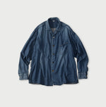 45R 4.5oz Shirt Denim Marshal Shirt Distressed
