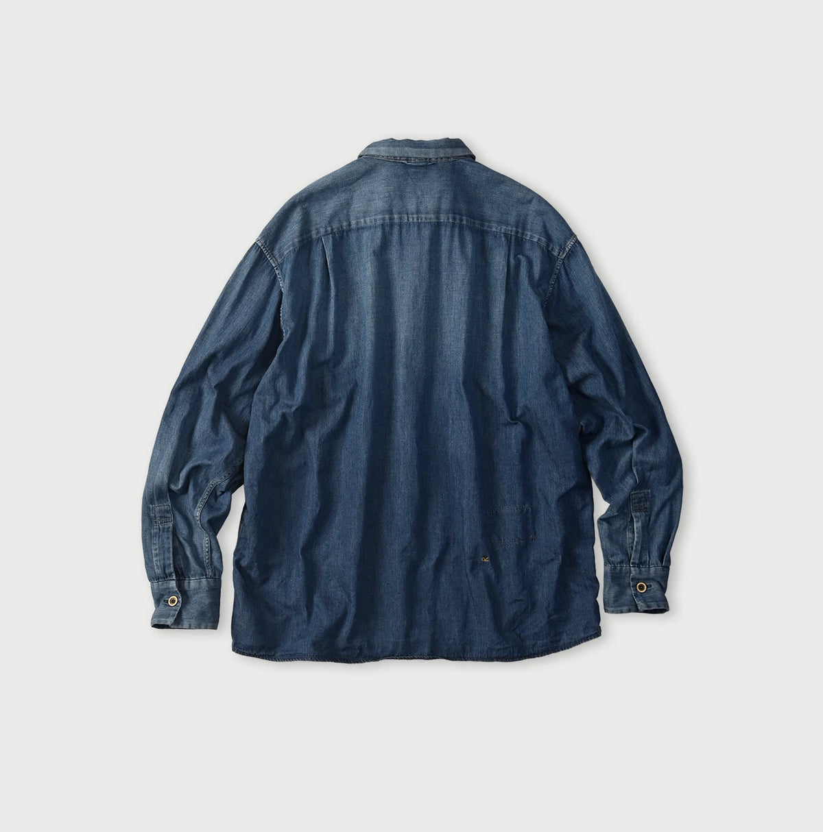 45R 4.5oz Shirt Denim Marshal Shirt Distressed - Image 17