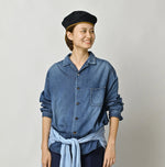 45R 4.5oz Shirt Denim Marshal Shirt Distressed