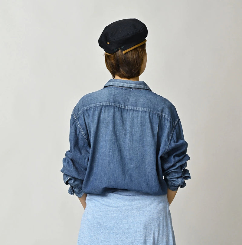 45R 4.5oz Shirt Denim Marshal Shirt Distressed - Image 9