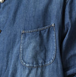 45R 4.5oz Shirt Denim Marshal Shirt Distressed