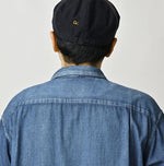 45R 4.5oz Shirt Denim Marshal Shirt Distressed