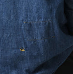 45R 4.5oz Shirt Denim Marshal Shirt Distressed