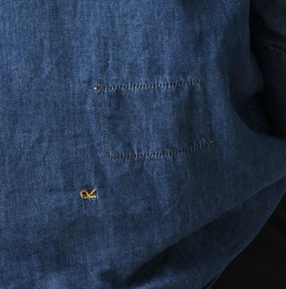45R 4.5oz Shirt Denim Marshal Shirt Distressed - Image 16