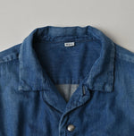 45R 4.5oz Shirt Denim Marshal Shirt Distressed