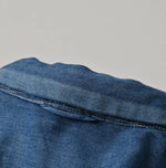 45R 4.5oz Shirt Denim Marshal Shirt Distressed
