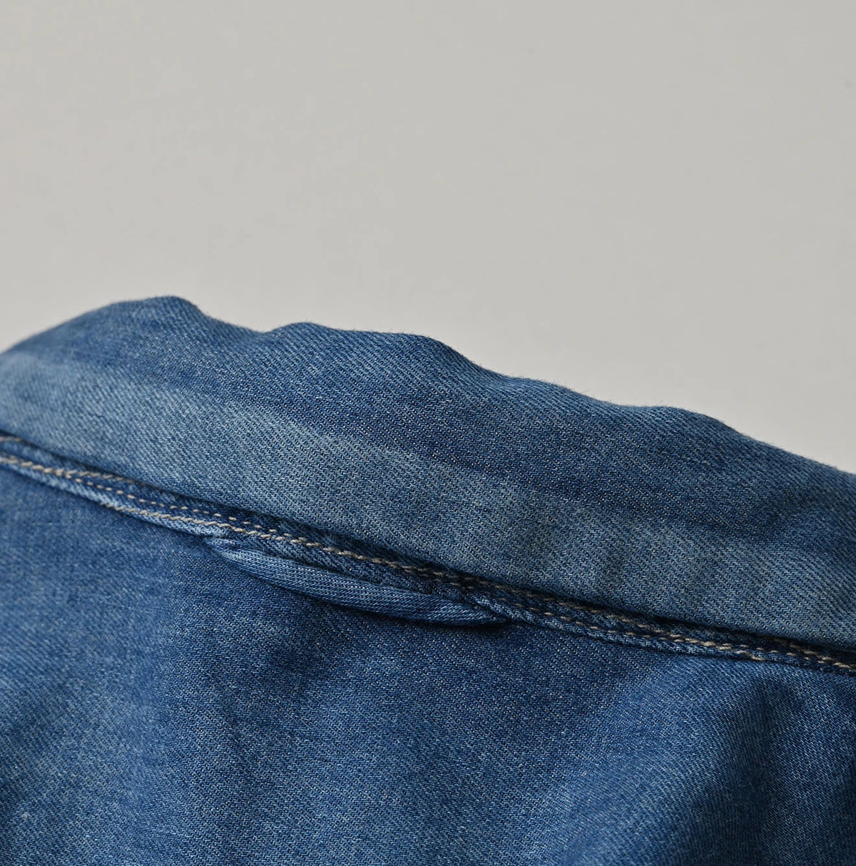 45R 4.5oz Shirt Denim Marshal Shirt Distressed