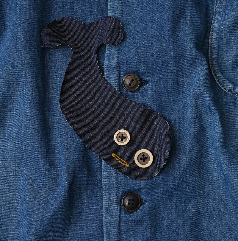 45R 4.5oz Shirt Denim Marshal Shirt Distressed - Image 27