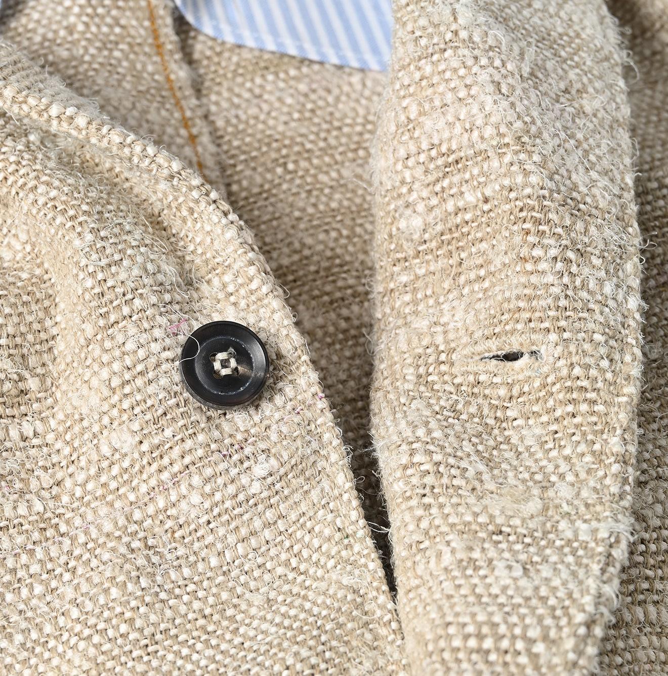 Linen Silk Tweed Notting Hill Jacket Men - 45R by 45rpm studio - Image 11