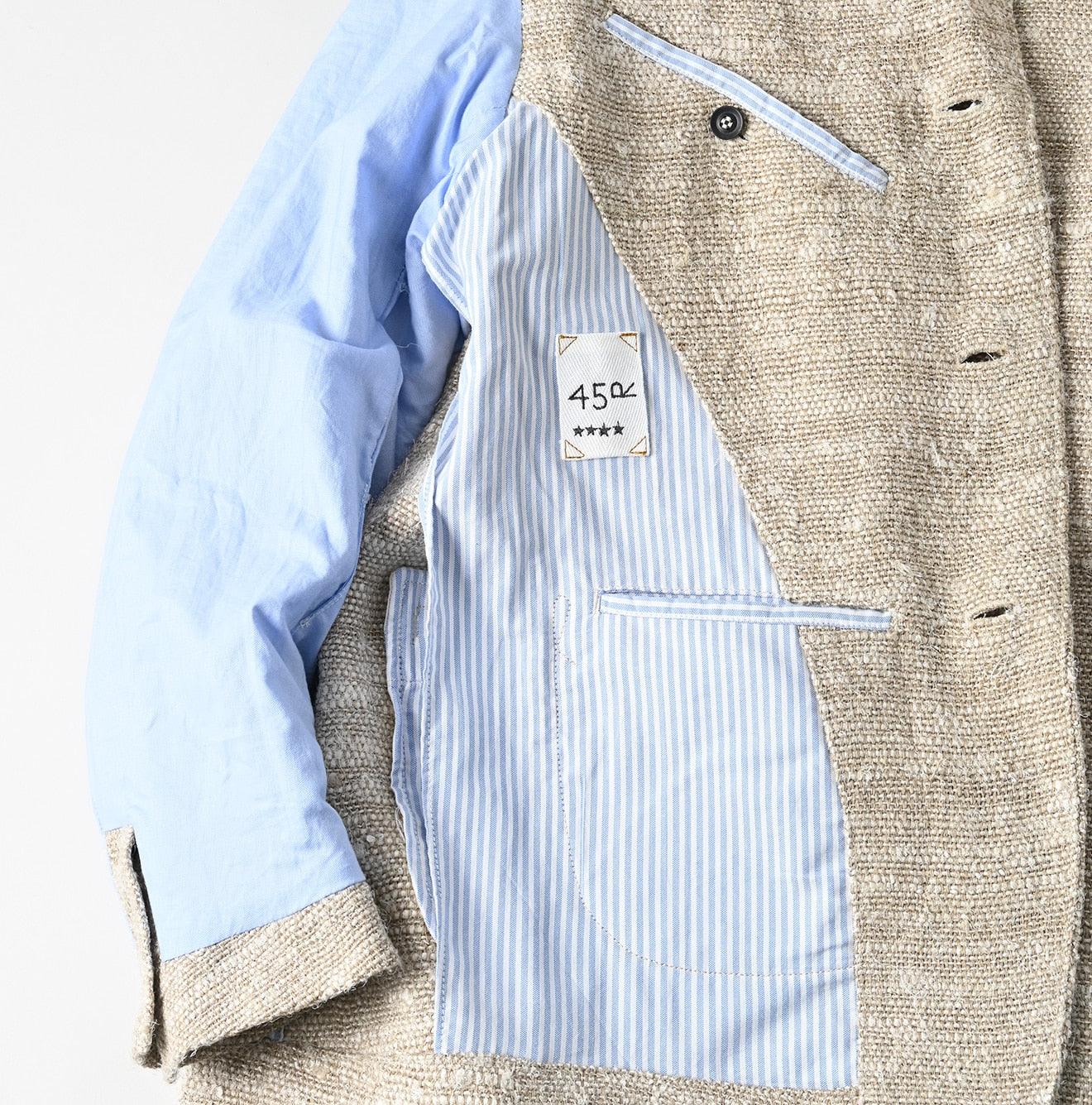 Linen Silk Tweed Notting Hill Jacket Men - 45R by 45rpm studio