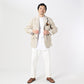 45R Linen Silk Tweed Notting Hill Jacket Men