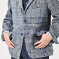 45R Ai Indigo Linen Silk Tweed Notting Hill Jacket Men