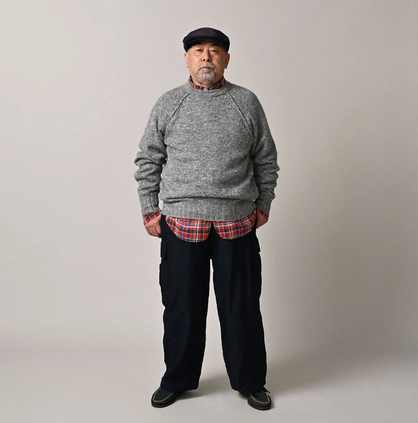 45R Cashmere Linen Raglan Sweat Men