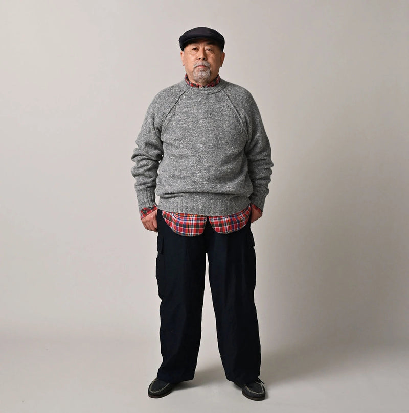 45R Cashmere Linen Raglan Sweat Men - Image 3
