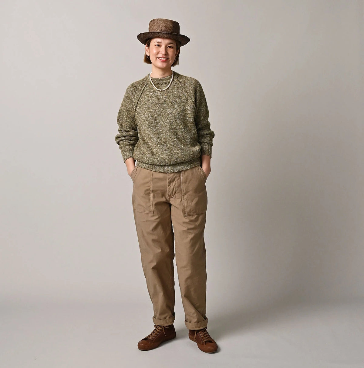 45R Cashmere Linen Raglan Sweat Men - Image 4
