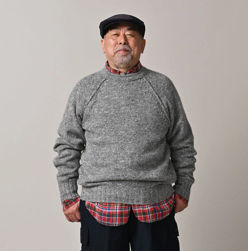45R Cashmere Linen Raglan Sweat Men - Image 5