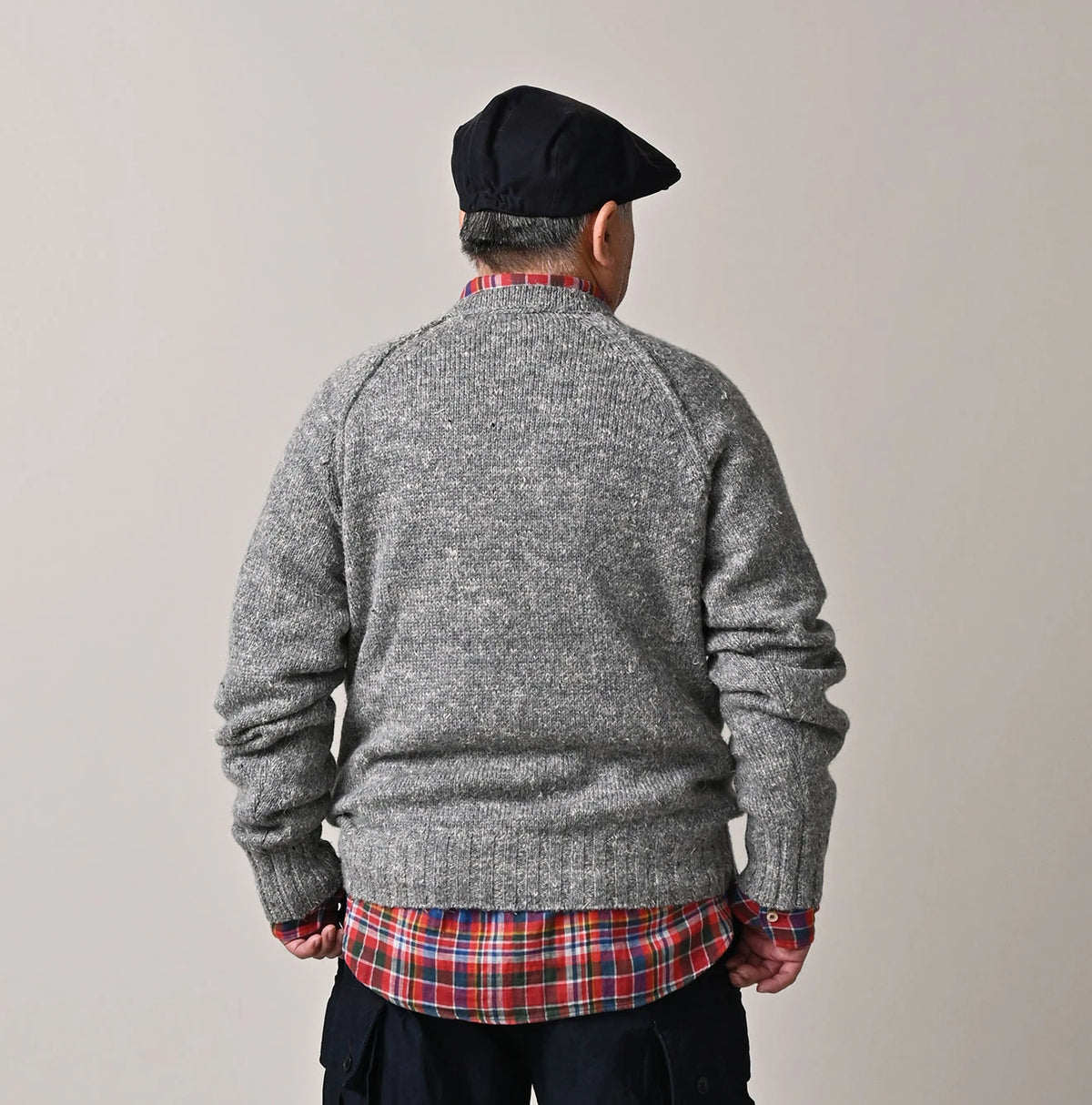 45R Cashmere Linen Raglan Sweat Men