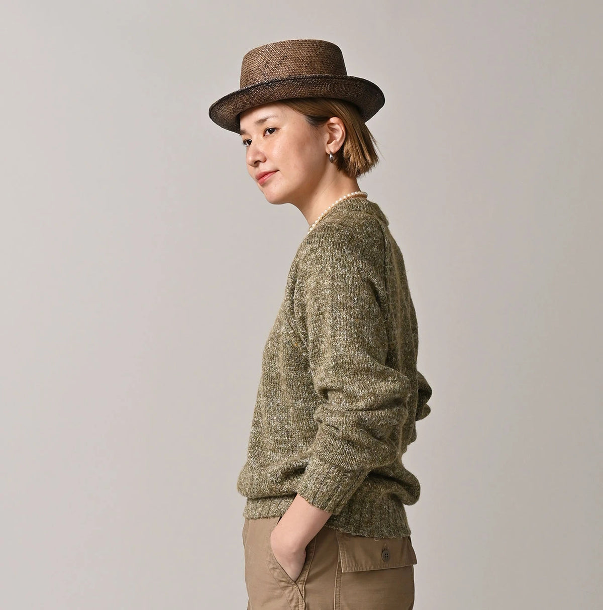 45R Cashmere Linen Raglan Sweat Men - Image 9