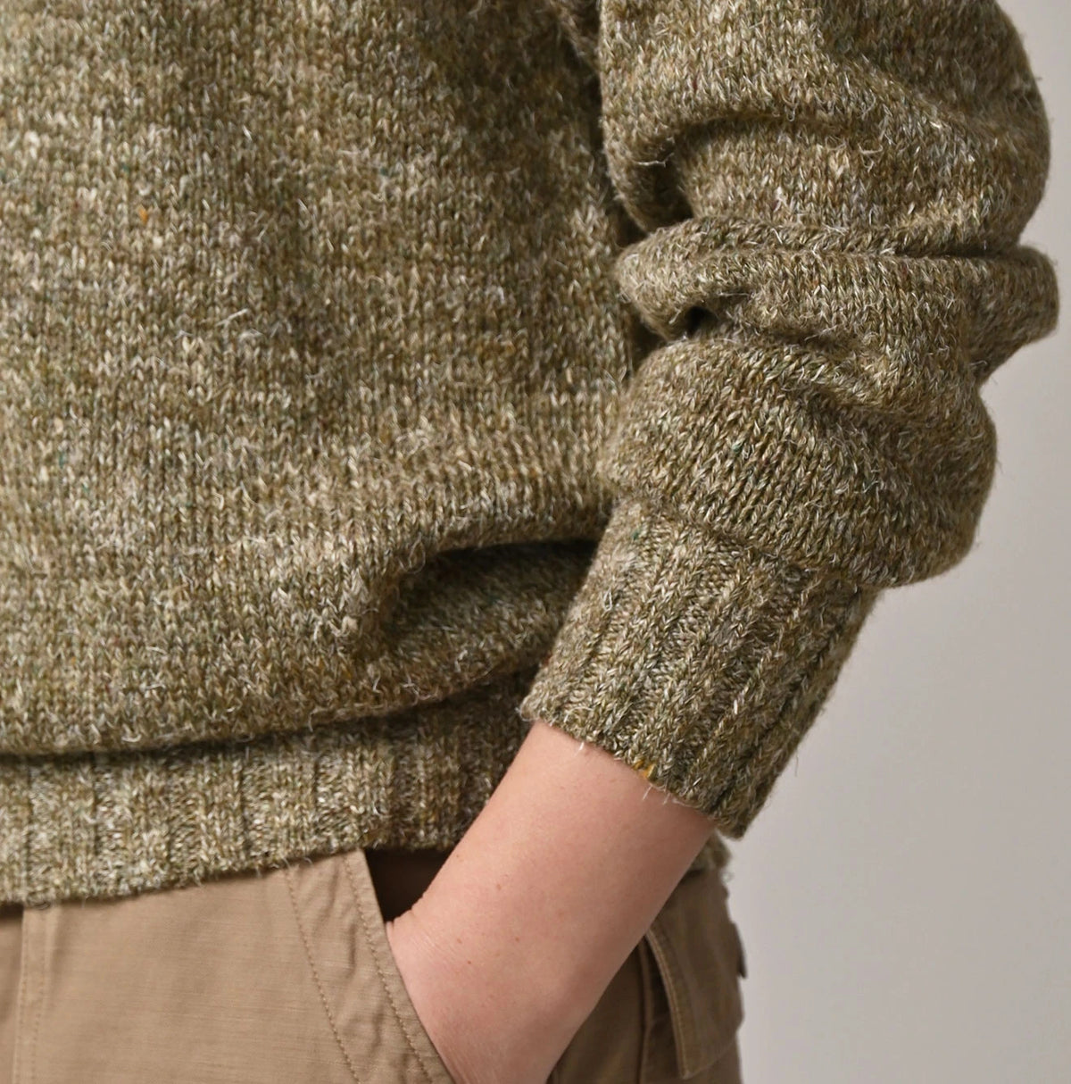 45R Cashmere Linen Raglan Sweat Men