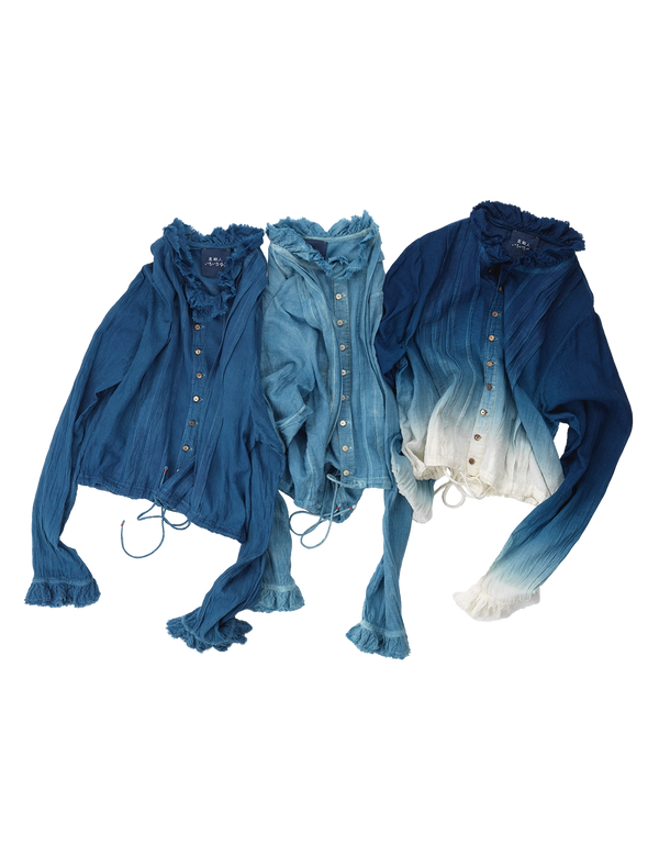 Ai 45gauze Frill Tallulah Blouse