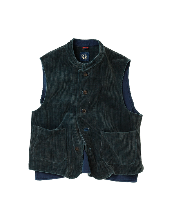 Ai Selvedge Corduroy Stand Vest