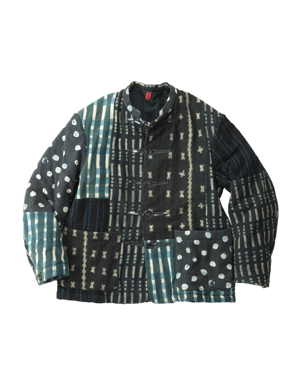 Ai Resist Dyed Mix Patchwork 8knot Jacket