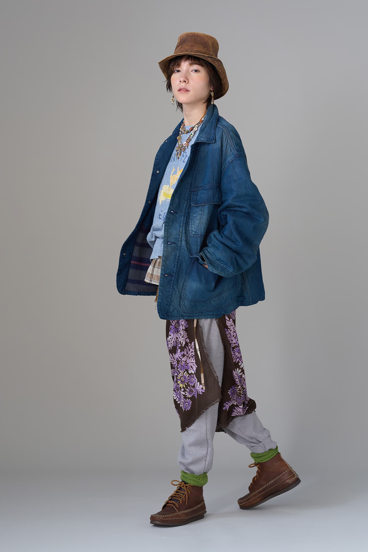 2026年6月購入～45R 45プチデニムのベスト（濃）02（M） July Look 2026 – 45R GLOBAL