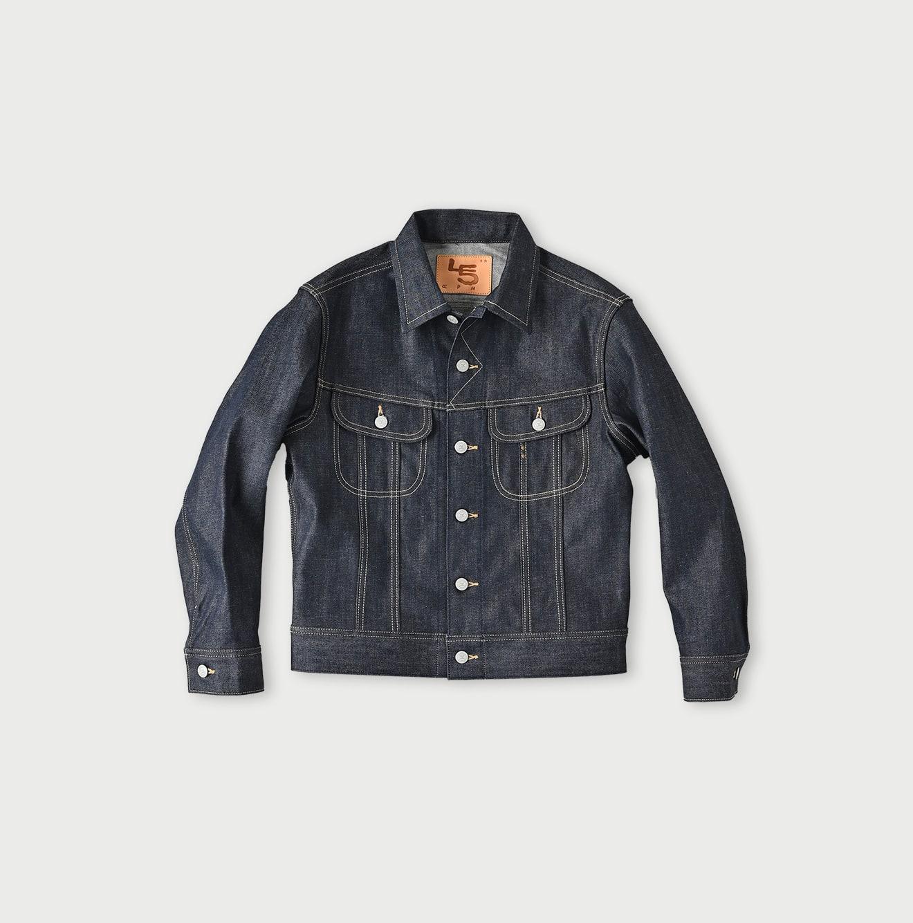 Rye Mugi Denim 908 Hikohime Jacket Raw (Size 3) - 45R by 45rpm studio - Image 1