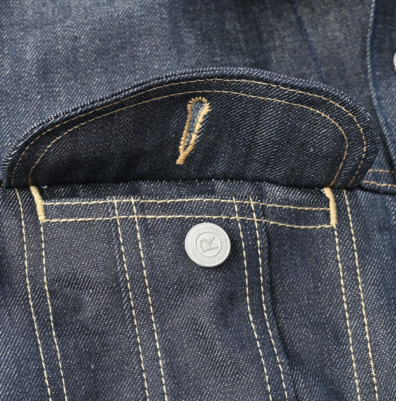 Rye Mugi Denim 908 Hikohime Jacket Raw (Size 3) - 45R by 45rpm studio - Image 16