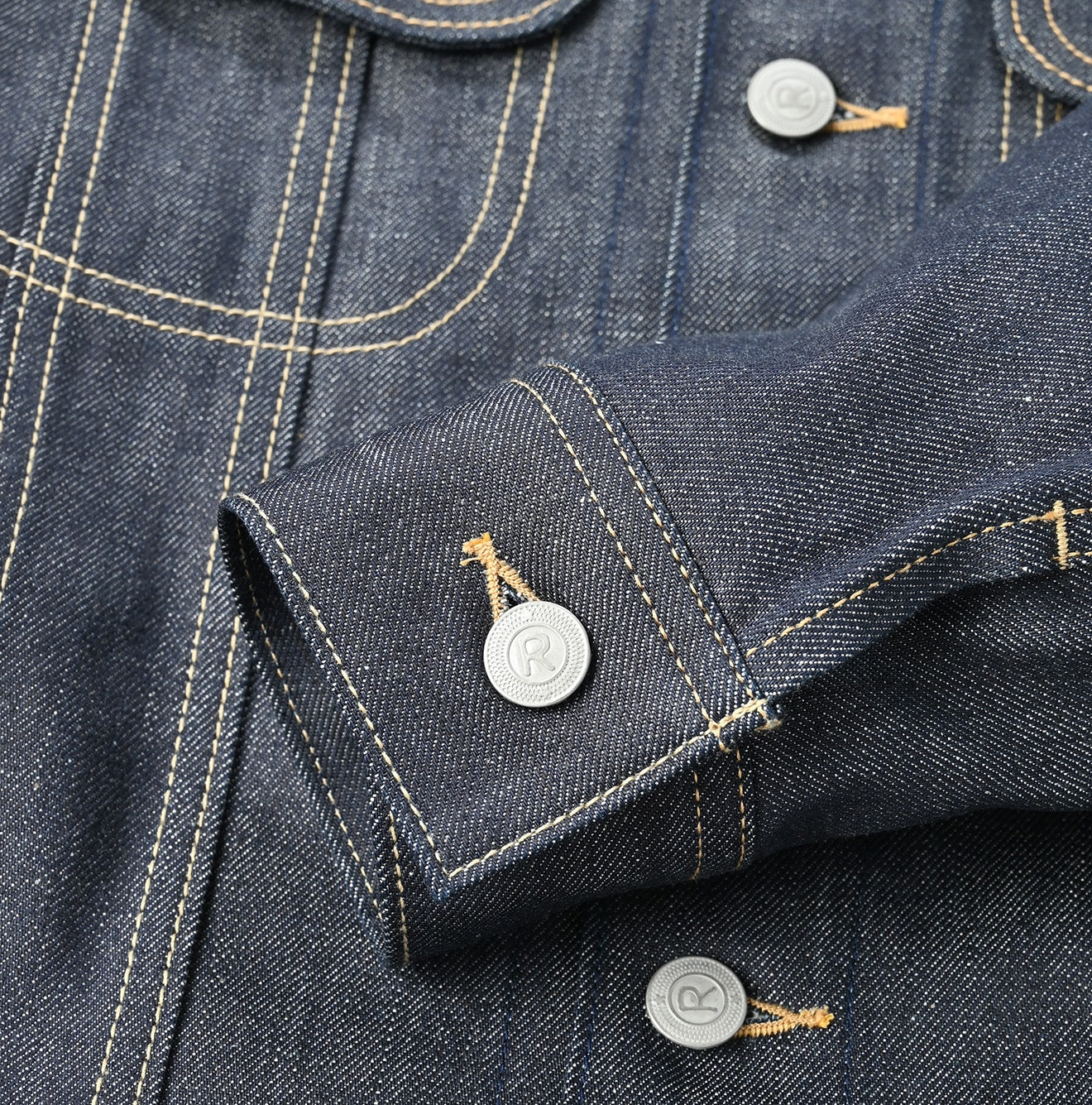 45R Rye Mugi Denim 908 Hikohime Jacket Raw