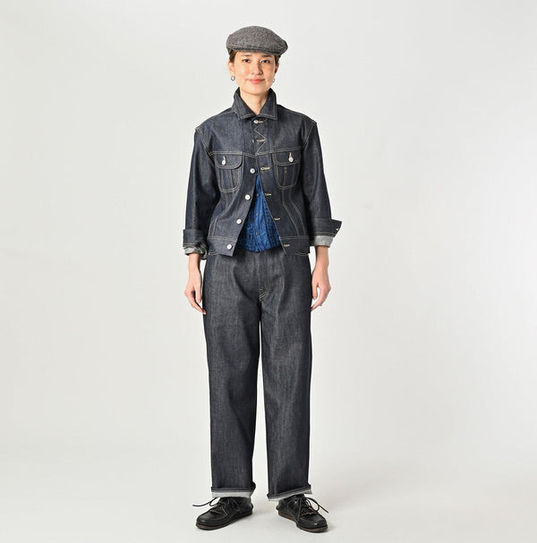 Rye Mugi Denim 908 Hikohime Jacket Raw (Size 3) - 45R by 45rpm studio