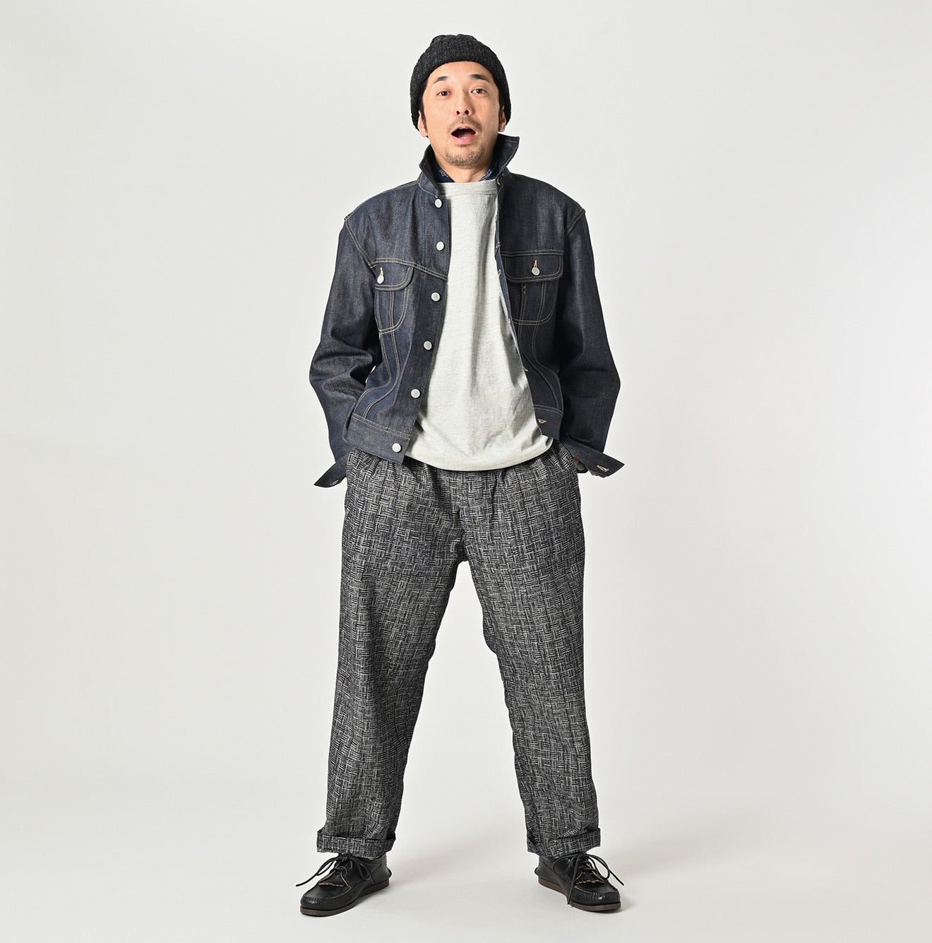 45R Rye Mugi Denim 908 Hikohime Jacket Raw