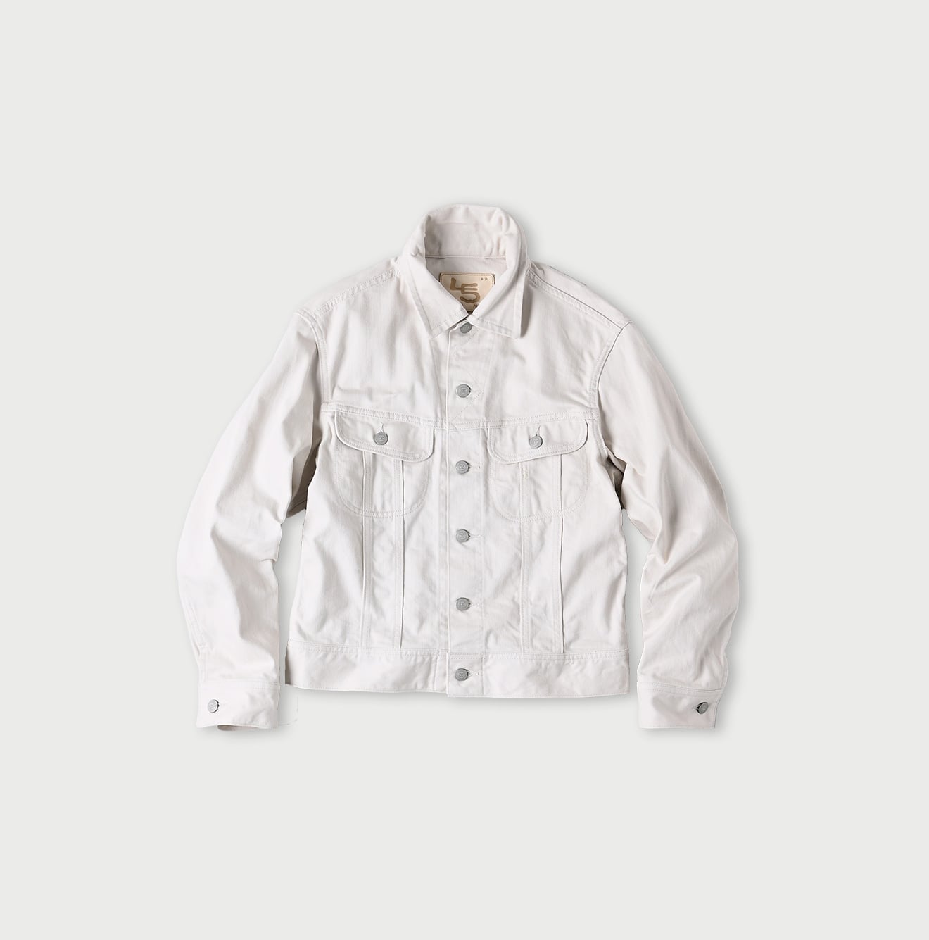 Rye Mugi Denim 908 Hikohime Jacket White (Size 2)