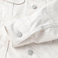 45R Rye Mugi Denim 908 Hikohime Jacket White