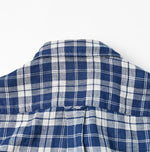 Indigo Fuwafuwa Double Woven 908 Loafer Shirt - 45R by 45rpm studio