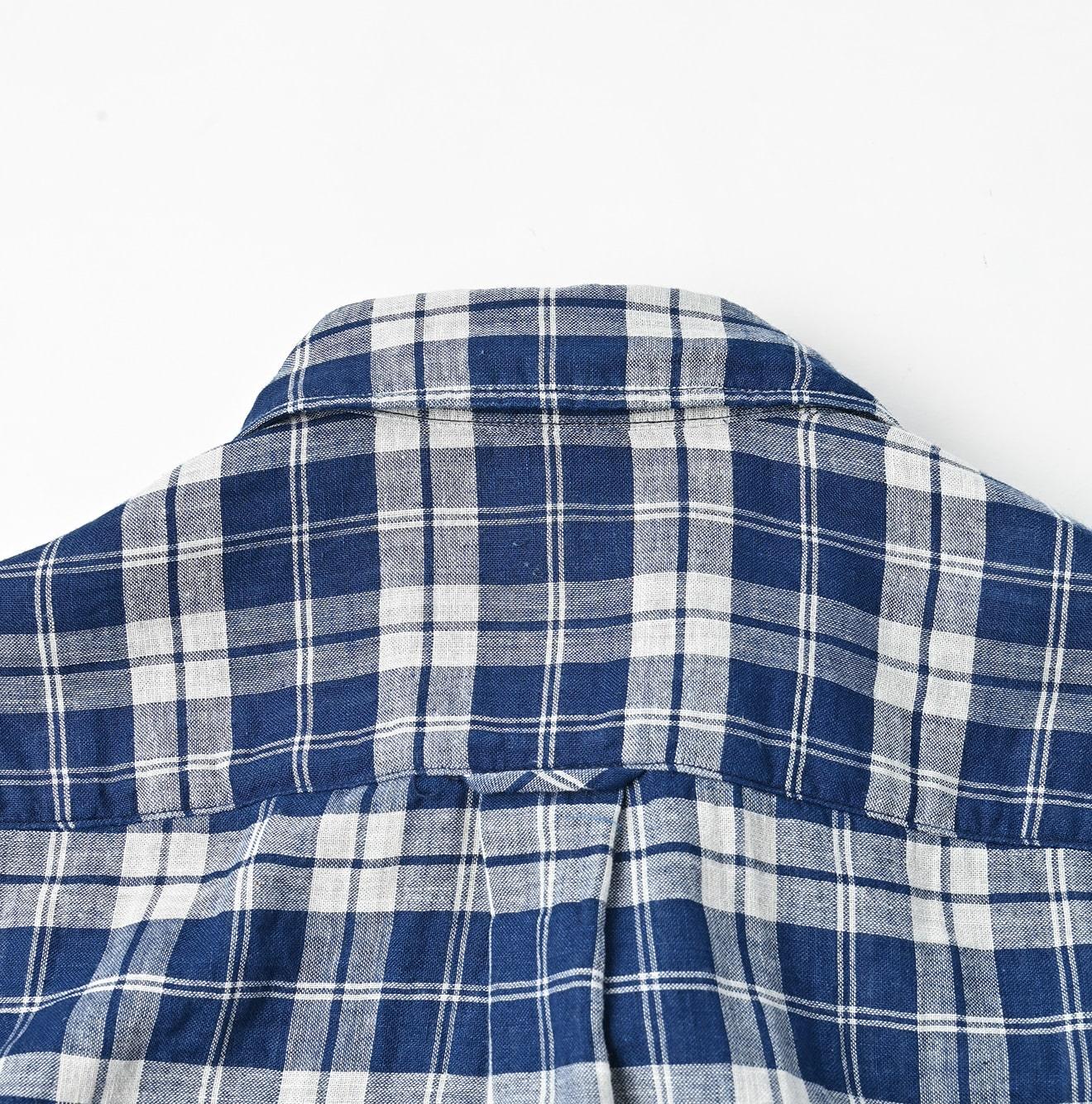 Indigo Fuwafuwa Double Woven 908 Loafer Shirt - 45R by 45rpm studio - Image 17