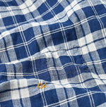 Indigo Fuwafuwa Double Woven 908 Loafer Shirt - 45R by 45rpm studio