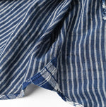 Indigo Fuwafuwa Double Woven 908 Loafer Shirt - 45R by 45rpm studio