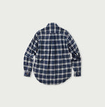 Indigo Fuwafuwa Double Woven 908 Loafer Shirt - 45R by 45rpm studio