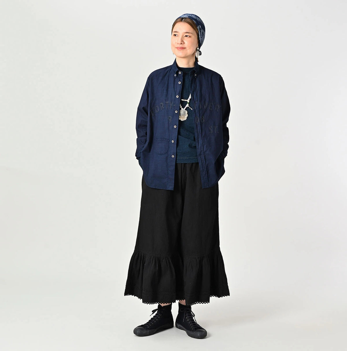 45R Indigo 504 Oxford 908 College Oxford Shirt