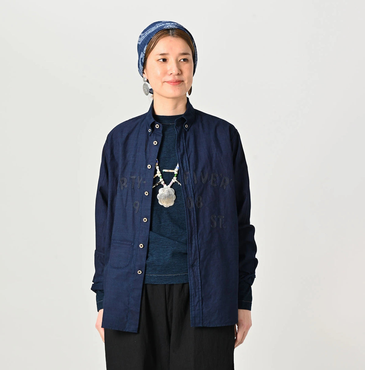 45R Indigo 504 Oxford 908 College Oxford Shirt