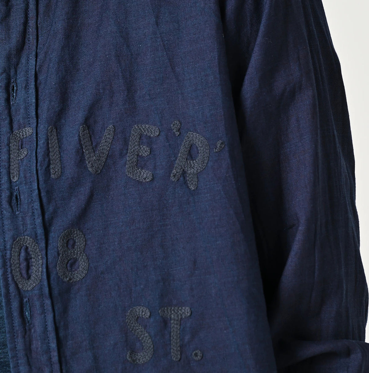 45R Indigo 504 Oxford 908 College Oxford Shirt - Image 10