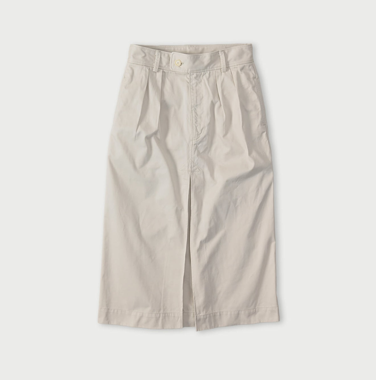 45R Two-Ply Chino Charlotte Tuck Skirt