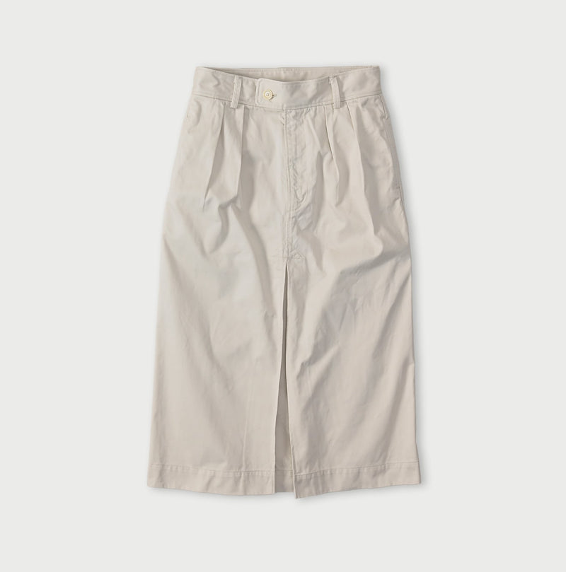 45R Two-Ply Chino Charlotte Tuck Skirt - Image 1