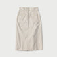 45R Two-Ply Chino Charlotte Tuck Skirt