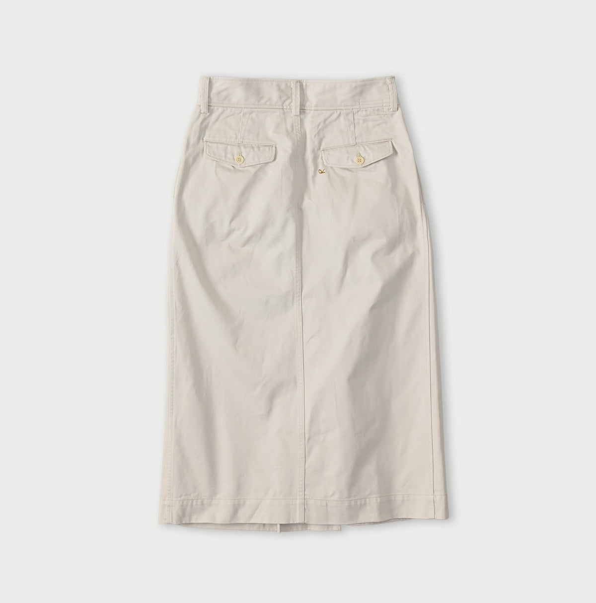 45R Two-Ply Chino Charlotte Tuck Skirt