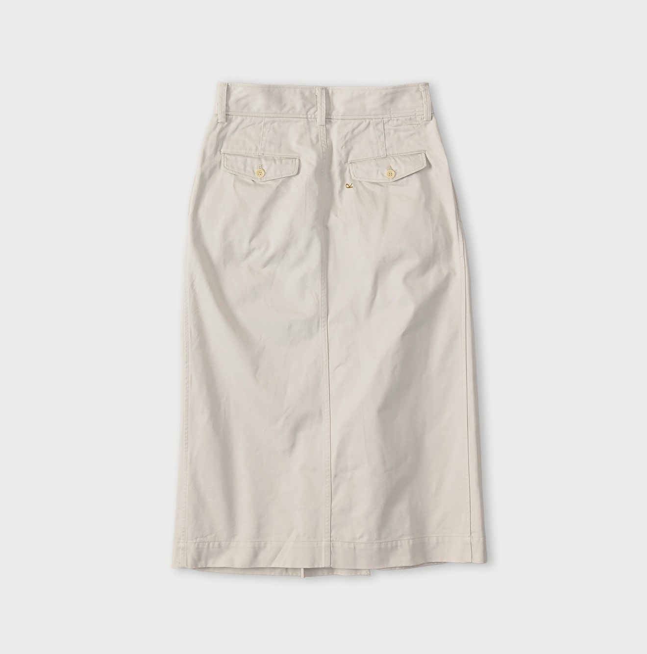 45R Two-Ply Chino Charlotte Tuck Skirt