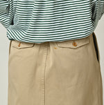 45R Two-Ply Chino Charlotte Tuck Skirt
