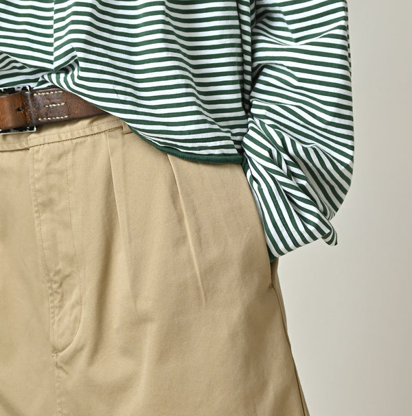 45R Two-Ply Chino Charlotte Tuck Skirt